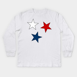 FAU Star (3-Pack) Sticker Kids Long Sleeve T-Shirt